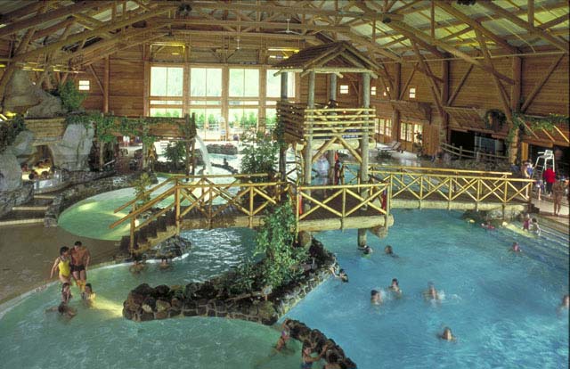 La piscine du Davy Crockett Ranch