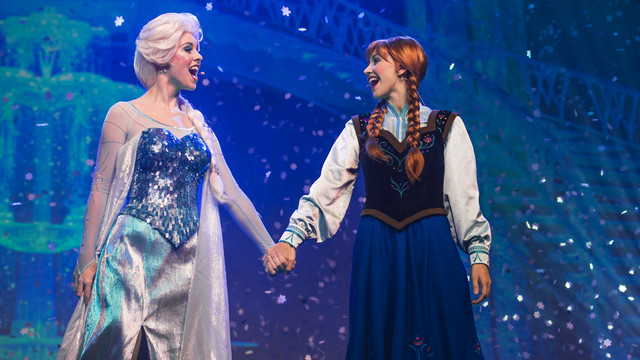 La reine des neige pour la fête givrée à Disneyland Paris