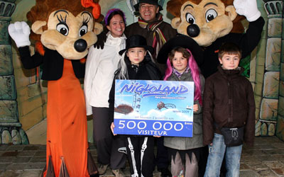 Nigloland fête son 500 000ème visiteur !