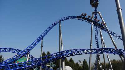 L'Alpina Blitz à Nigloland, inauguration d'un nouveau Mega Coaster