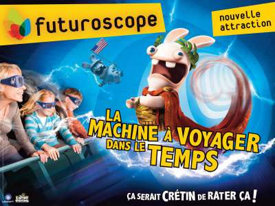 Le Futuroscope envahi par les Lapins Crétins