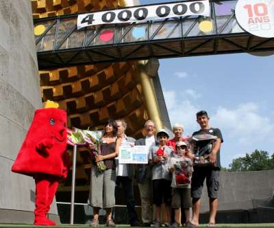 Vulcania accueille son 4 millionième visiteur Vulcania accueille son 4 millionième visiteur
