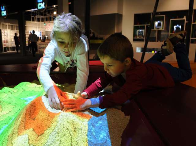 Le bac à sable virtuel -Futur l'Expo au parc du Futuroscope