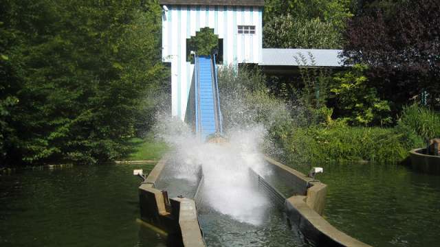Le River Splash au parc d'attractions Bagatelle