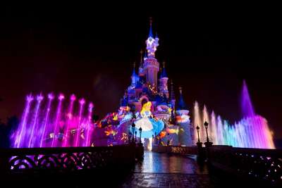 Disney Dreams ! Projections sur le château à Disneyland Paris