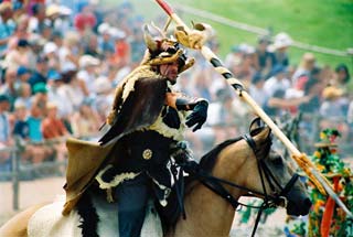 Un Viking sur sa monture - Les Vikings au Puy du Fou