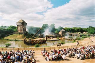 Drakkar dans Les Vikings au Puy du Fou