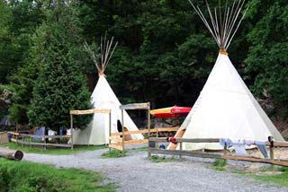 Village Tipis Indiens